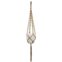 Atmosphera Pots De Fleurs*Pot suspendu jute Blanc