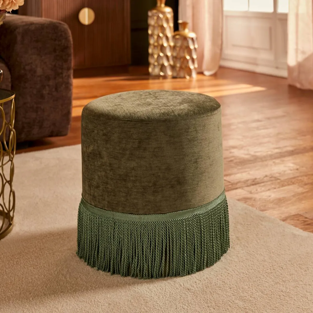 Atmosphera Poufs*Pouf "Alanya" Orange