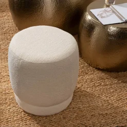 Atmosphera Poufs*Pouf bouclette 