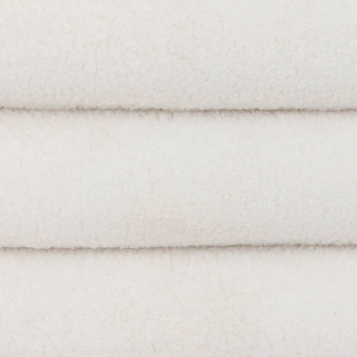 Atmosphera Voir Tout |Poufs*Pouf coffre bouclette "Giulia" Beige