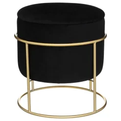 Atmosphera Poufs*Pouf coffre "Eliane" Boisnaturel
