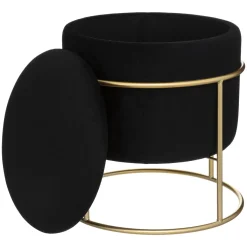Atmosphera Poufs*Pouf coffre "Eliane" Boisnaturel