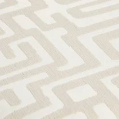 Atmosphera Poufs*Pouf "Delor" Ivoire