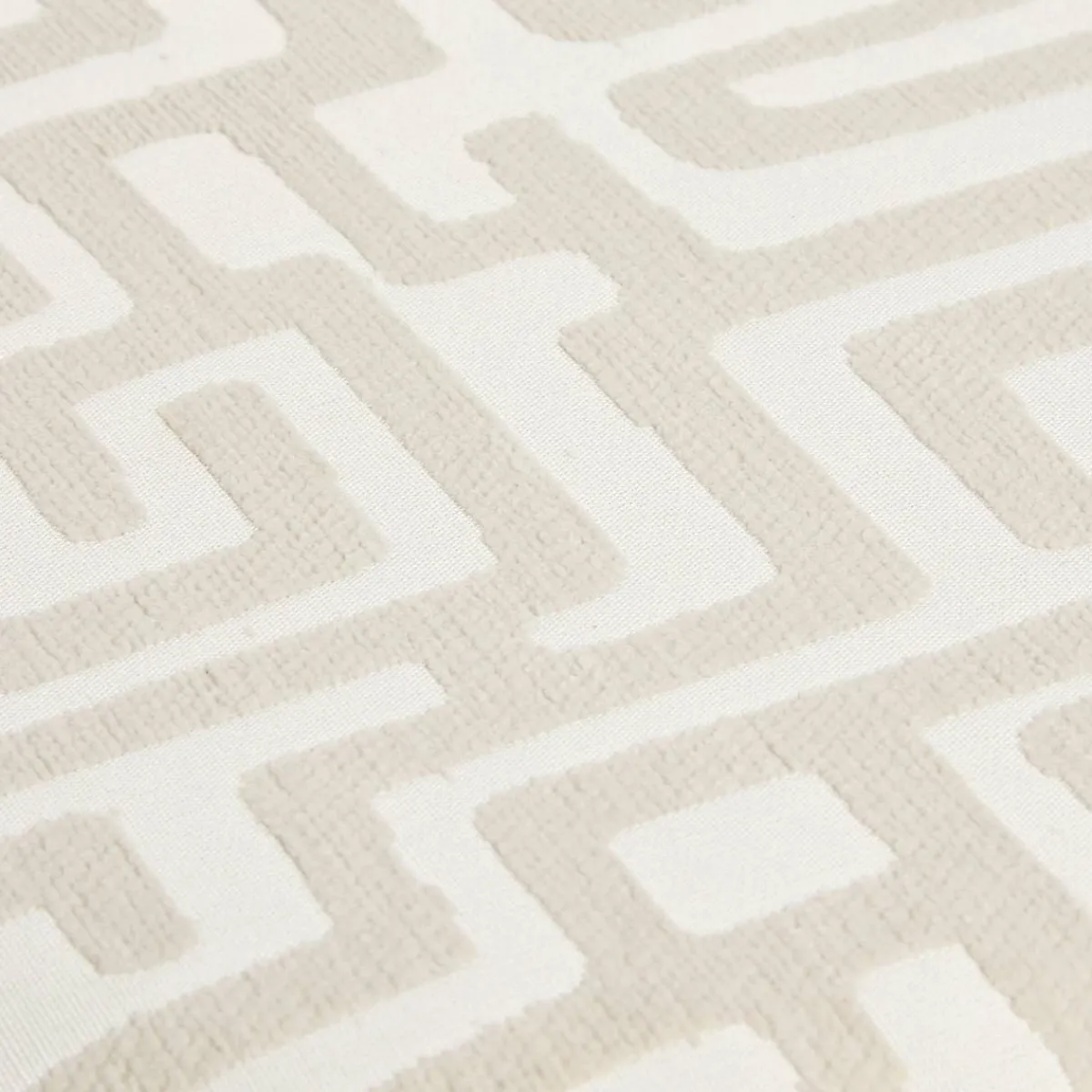 Atmosphera Poufs*Pouf "Delor" Ivoire