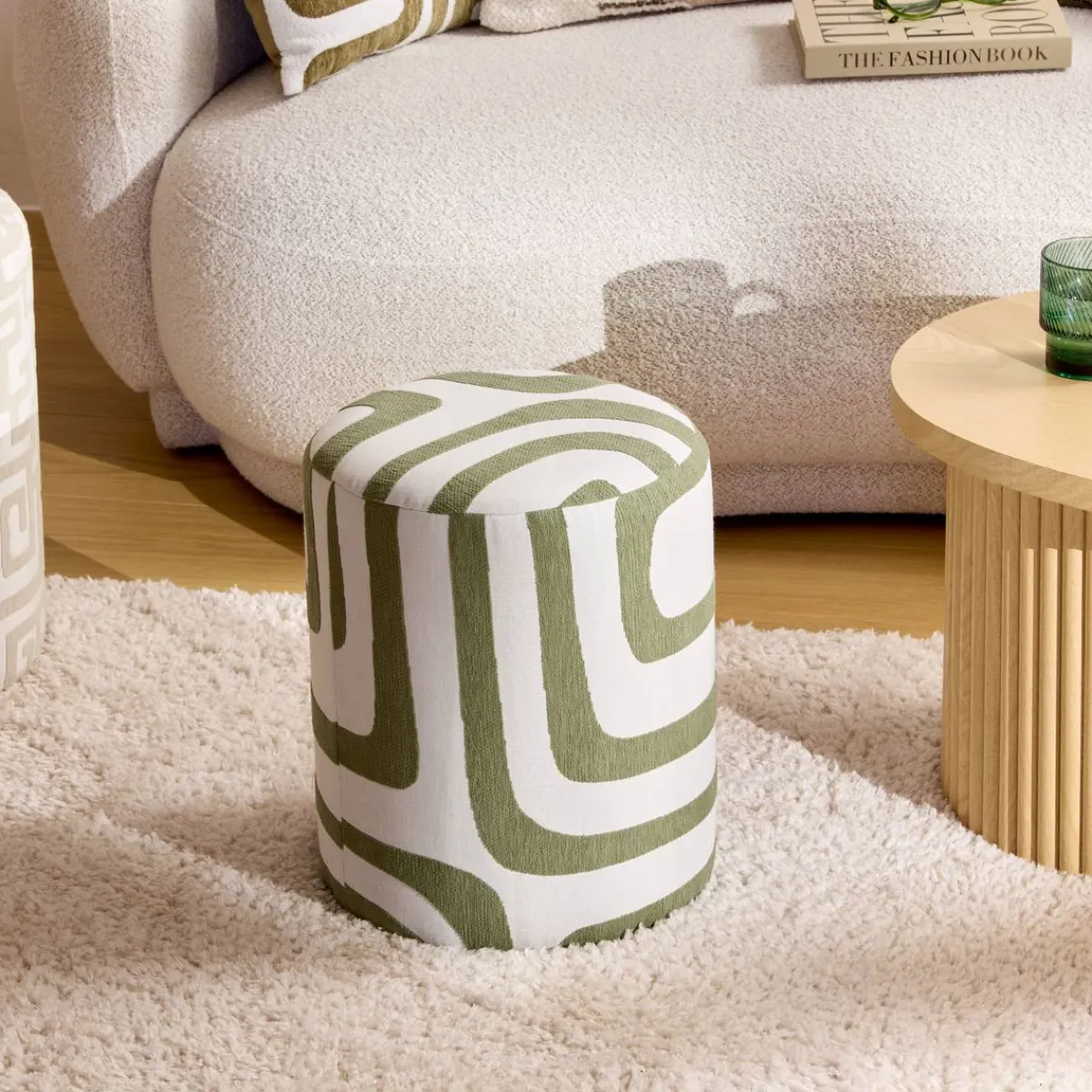 Atmosphera Poufs*Pouf "Delor" Crème