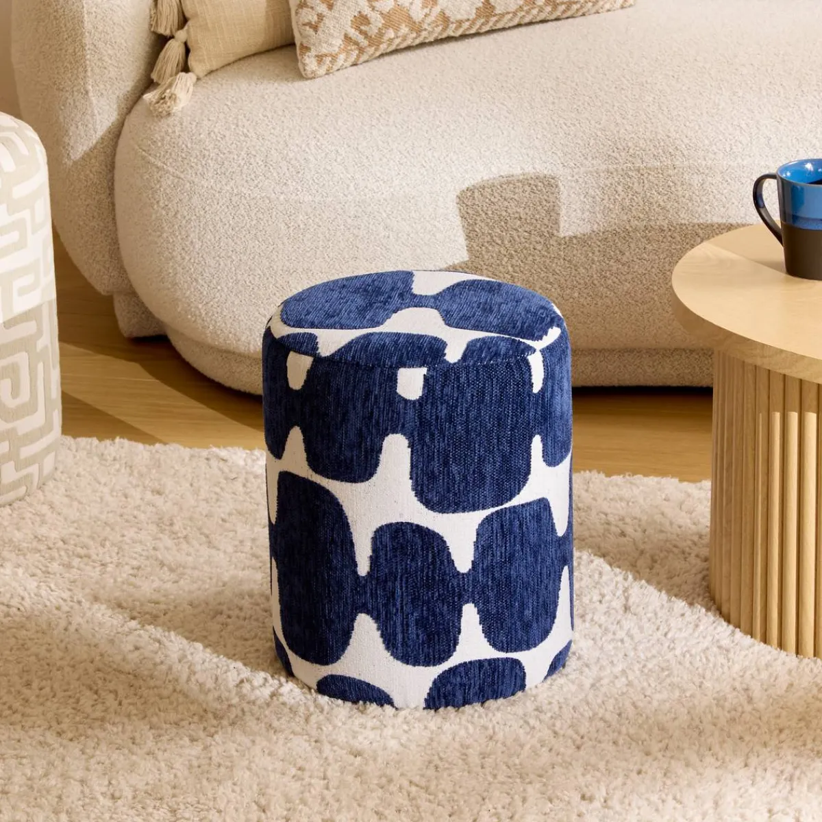 Atmosphera Poufs*Pouf "Delor" Beige