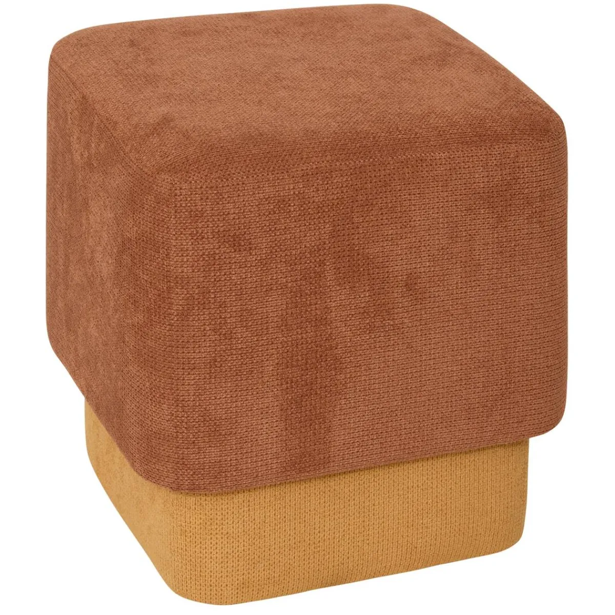 Atmosphera Poufs*Pouf 2 en 1 "Doki" Ambre