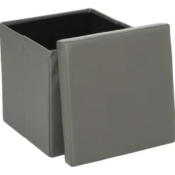 Atmosphera Poufs Pliants*Pouf pliant Gris
