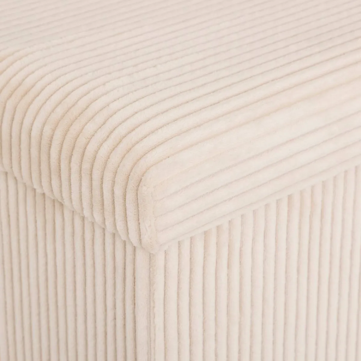 Atmosphera Poufs*Pouf pliant "Arum" Beige