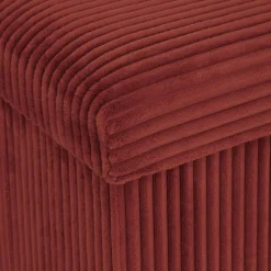 Atmosphera Poufs*Pouf pliant "Arum" Blanc
