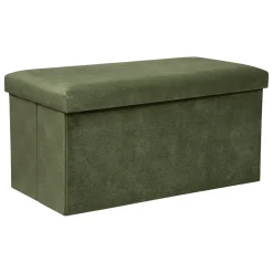 Atmosphera Poufs Pliants*Pouf pliant double "Lilou" Gris
