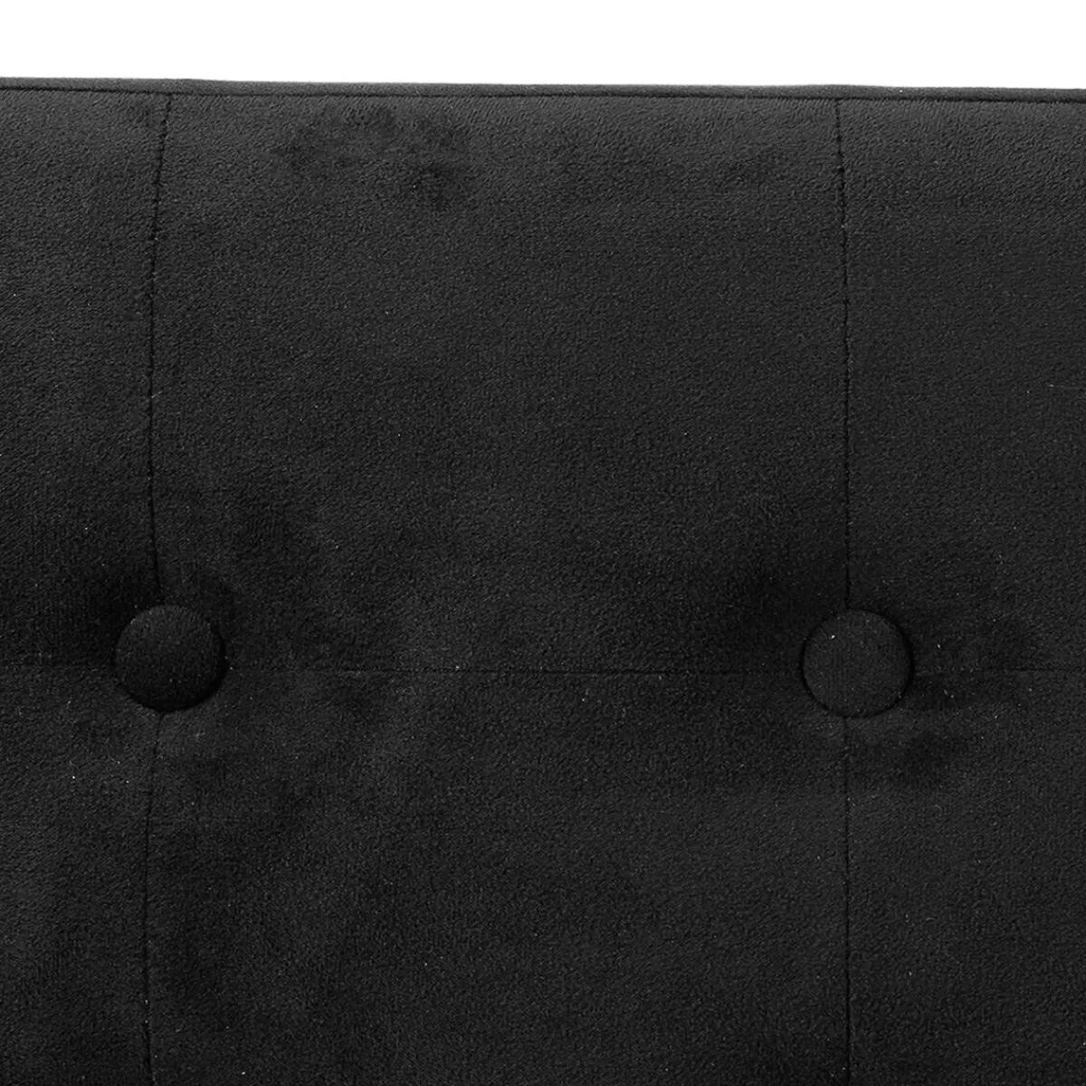 Atmosphera Poufs Pliants*Pouf pliant double "Lysandre" Noir