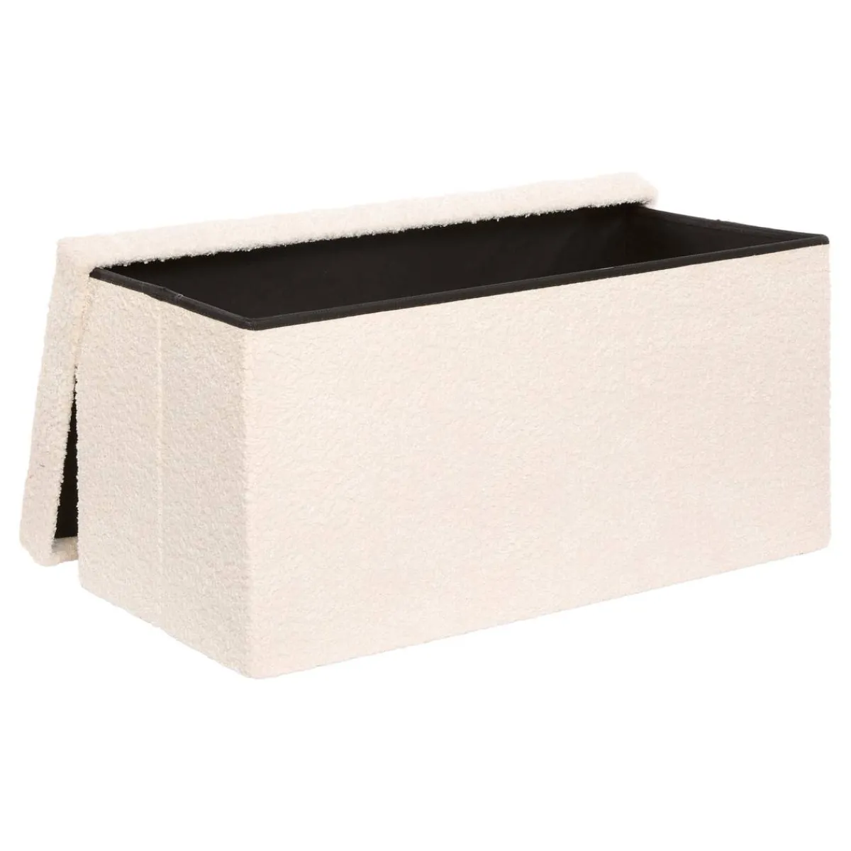 Atmosphera Poufs*Pouf pliant double "Soana" Noir