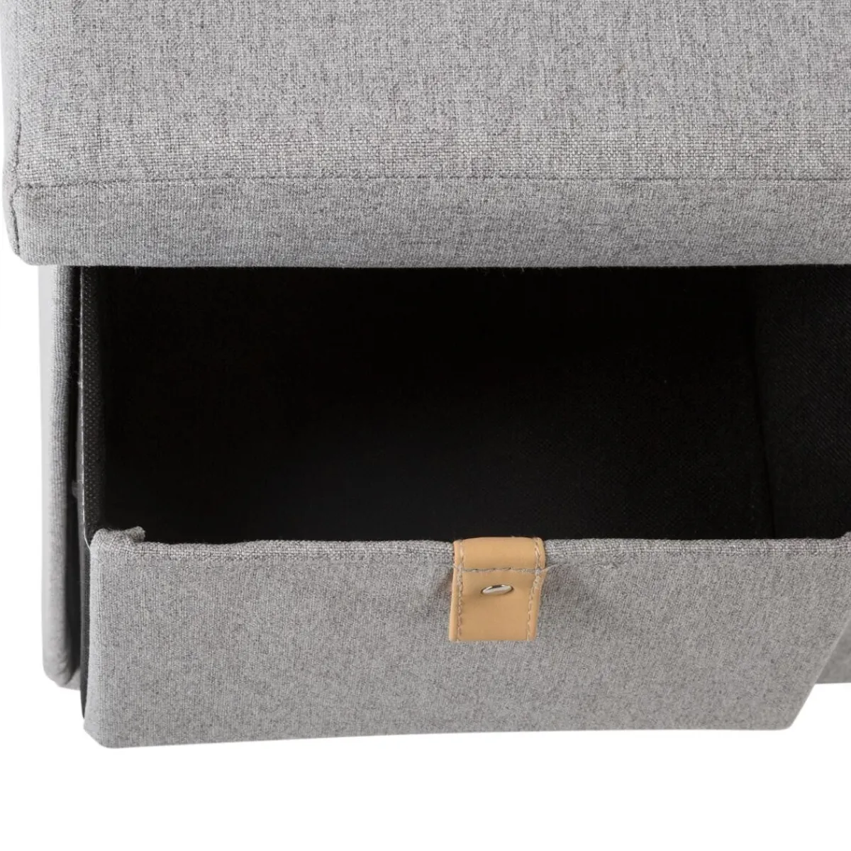 Atmosphera Poufs Pliants*Pouf pliant double "Suède" Vertkaki