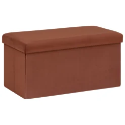 Atmosphera Poufs Pliants*Pouf pliant double "Tess" Ambre