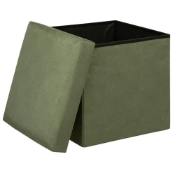 Atmosphera Poufs Pliants*Pouf pliant "Lilou" Marroncaramel