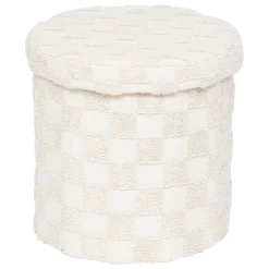 Atmosphera Poufs*Pouf pliant "Pasti" Grisardoise