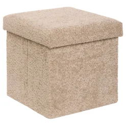 Atmosphera Poufs*Pouf pliant "Soana" Blanc