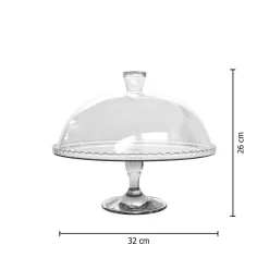 Atmosphera Plats De Service, Présentoirs*Présentoir à gâteau  "Lara" Transparent