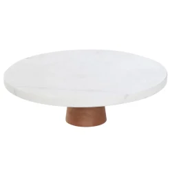 Atmosphera Plats De Service, Présentoirs*Présentoir à gâteau "Marbre" Gris
