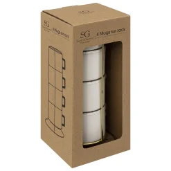 Atmosphera Tasses, Mugs*Rack 4 mugs  