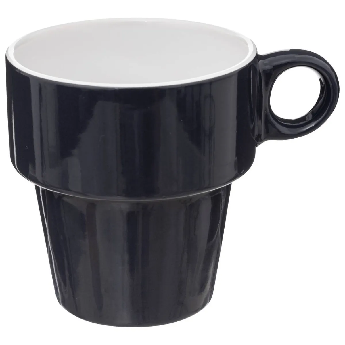 Atmosphera Tasses, Mugs*Rack 6 mugs "Colorama" Blanc