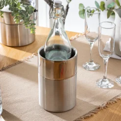 Atmosphera Accessoires Vin Et Cocktail*Rafraichisseur double paroi "Frai" Argent