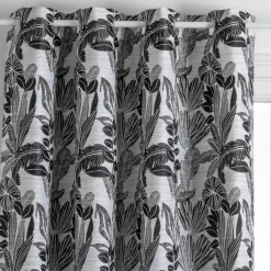 Atmosphera Rideaux*Rideau "Bejuco", motifs jacquard Gris