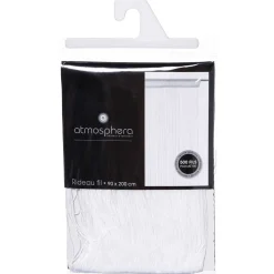 Atmosphera Rideaux*Rideau fil VioletClair