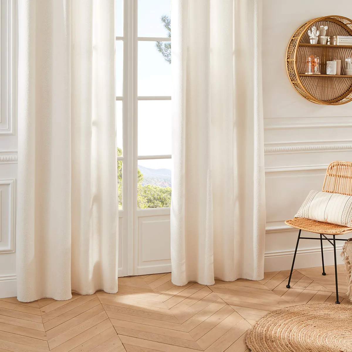 Atmosphera Rideaux*Rideau "Jaiko" Roseterracotta