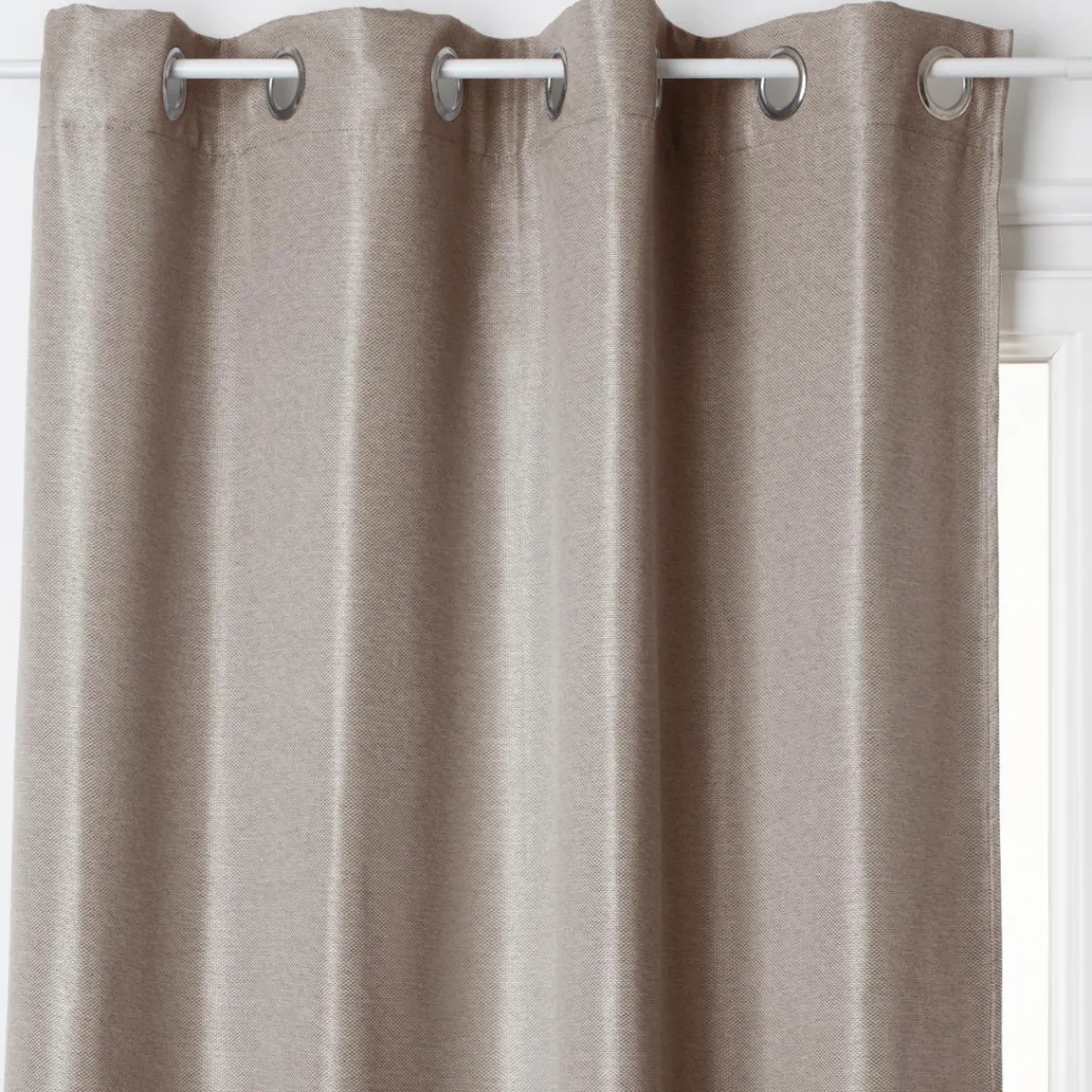 Atmosphera Rideaux Occultants*Rideau occultant "Elena" Beige