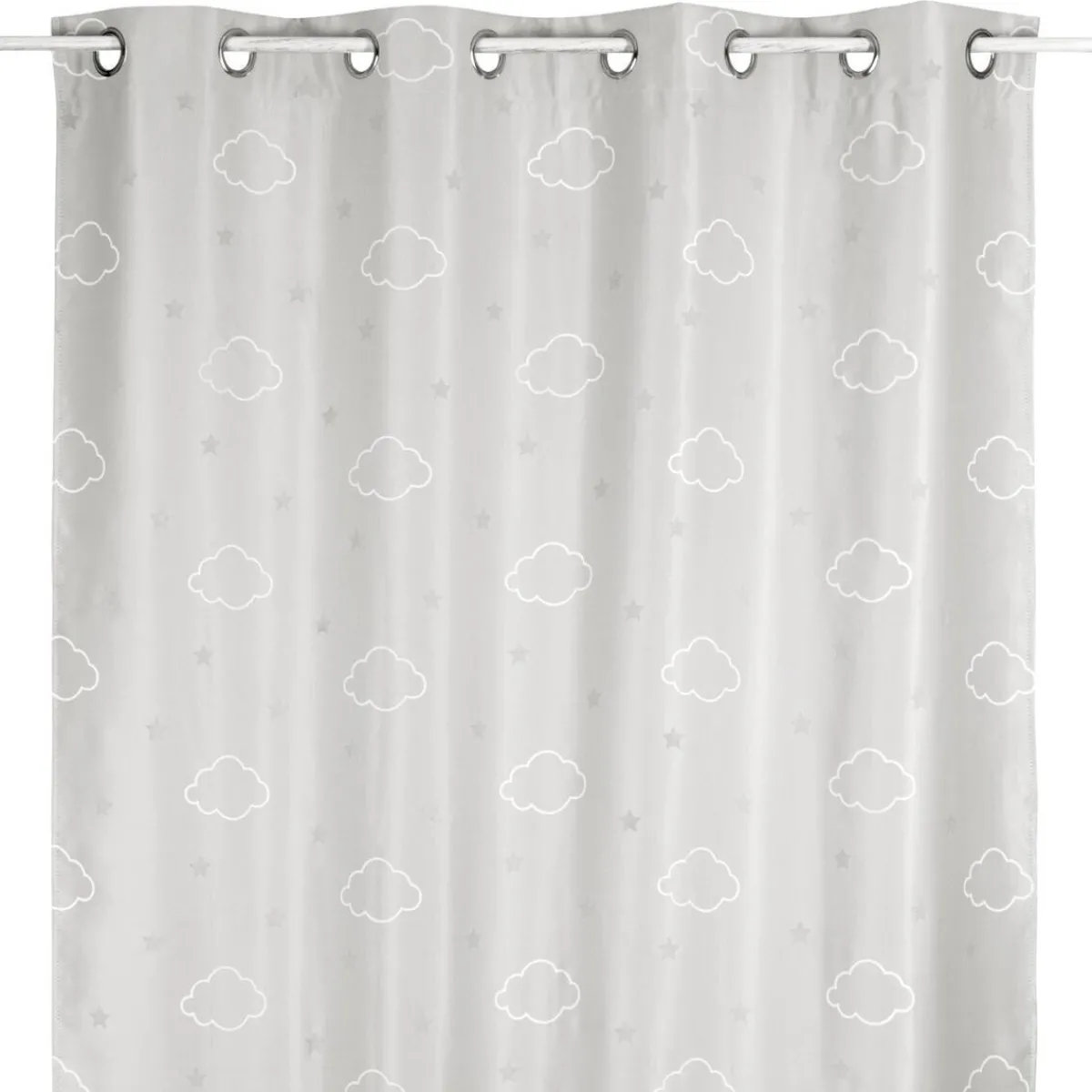 Atmosphera Rideaux Enfant*Rideau occultant enfant "Nuage" Gris