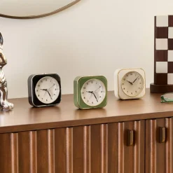 Atmosphera Horloges À Poser, Réveils*Réveil "Tudy" Blanc