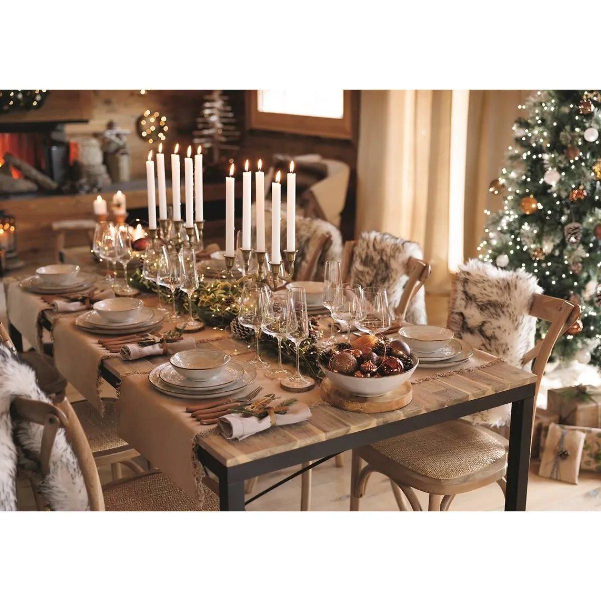 Atmosphera Saladiers, Coupelles, Verrines*Saladier "Flower" Beige