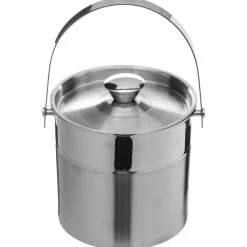 Atmosphera Accessoires Vin Et Cocktail*Seau à glace double paroi "Glace" Marron