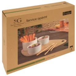 Atmosphera Set Apéritifs*Service apéritif 4 pièces "Rio" Grisardoise