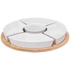 Atmosphera Set Apéritifs*Service apéritif 6 pièces rond "Rio" Roseterracotta