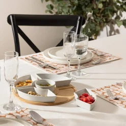 Atmosphera Set Apéritifs*Service apéritif 6 pièces rond "Rio" Roseterracotta