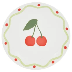 Atmosphera Services De Vaisselle*Service de table "Charlie" et "Fruity" Blanc