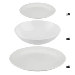 Atmosphera Services De Vaisselle*Service de table  "Colorama" Rouge
