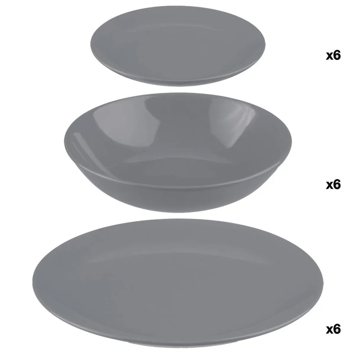 Atmosphera Services De Vaisselle*Service de table "Colorama" Vert