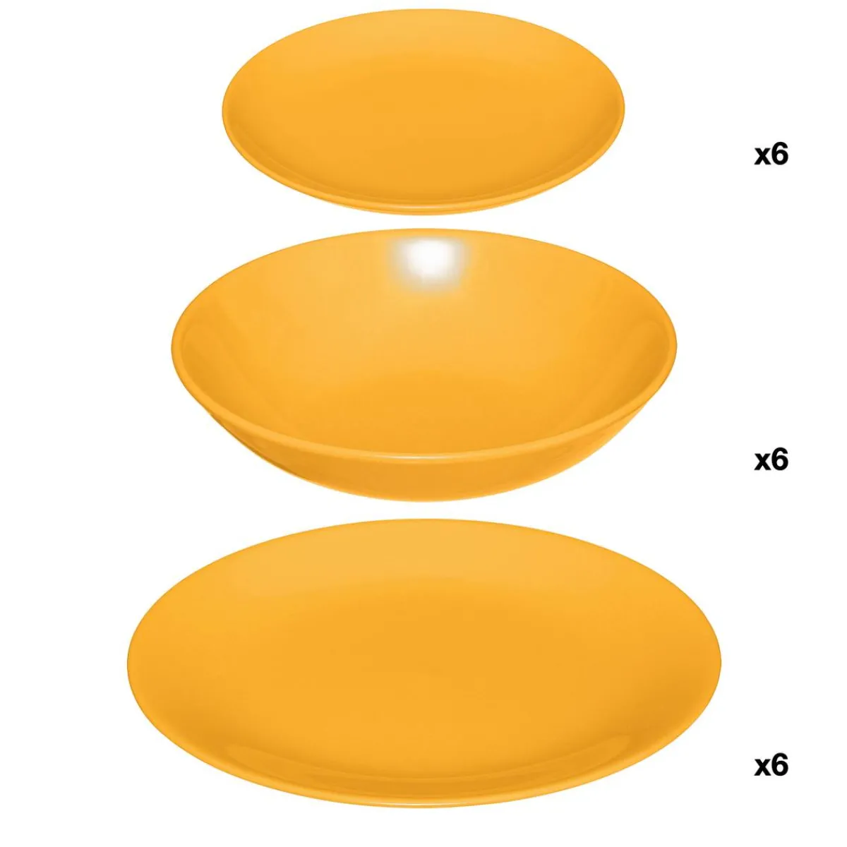 Atmosphera Services De Vaisselle*Service de table "Colorama" Vertcèdre