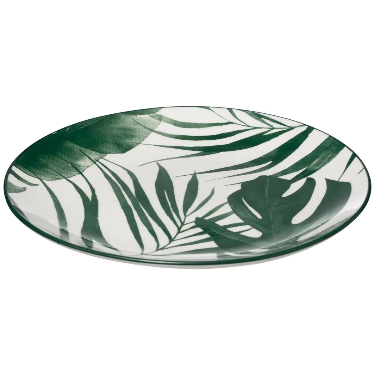Atmosphera Services De Vaisselle*Service de table "Palme" Noir