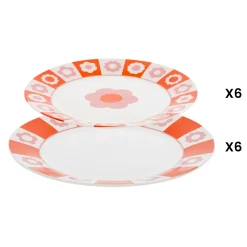 Atmosphera Assiettes Plates|Services De Vaisselle*Service de table 12 pièces