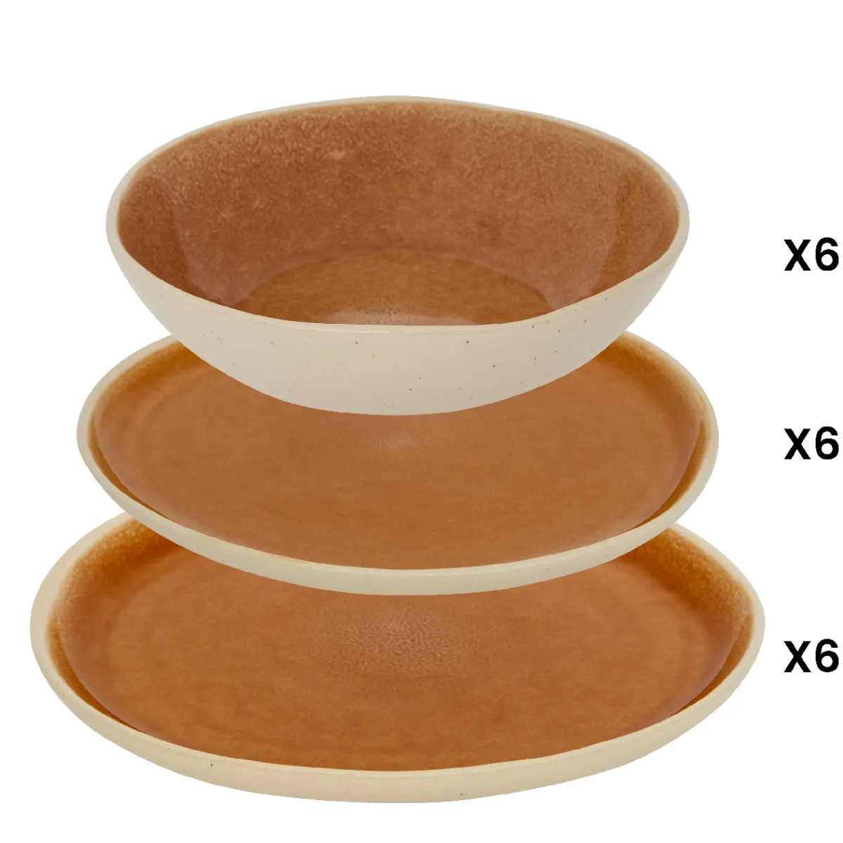 Atmosphera Assiettes Plates|Services De Vaisselle*Service de table "Wonja" Vertclair