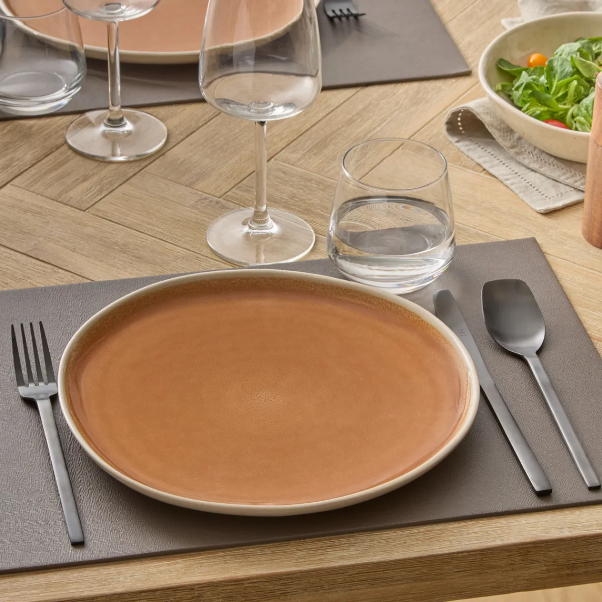 Atmosphera Assiettes Plates|Services De Vaisselle*Service de table "Wonja" Vertclair