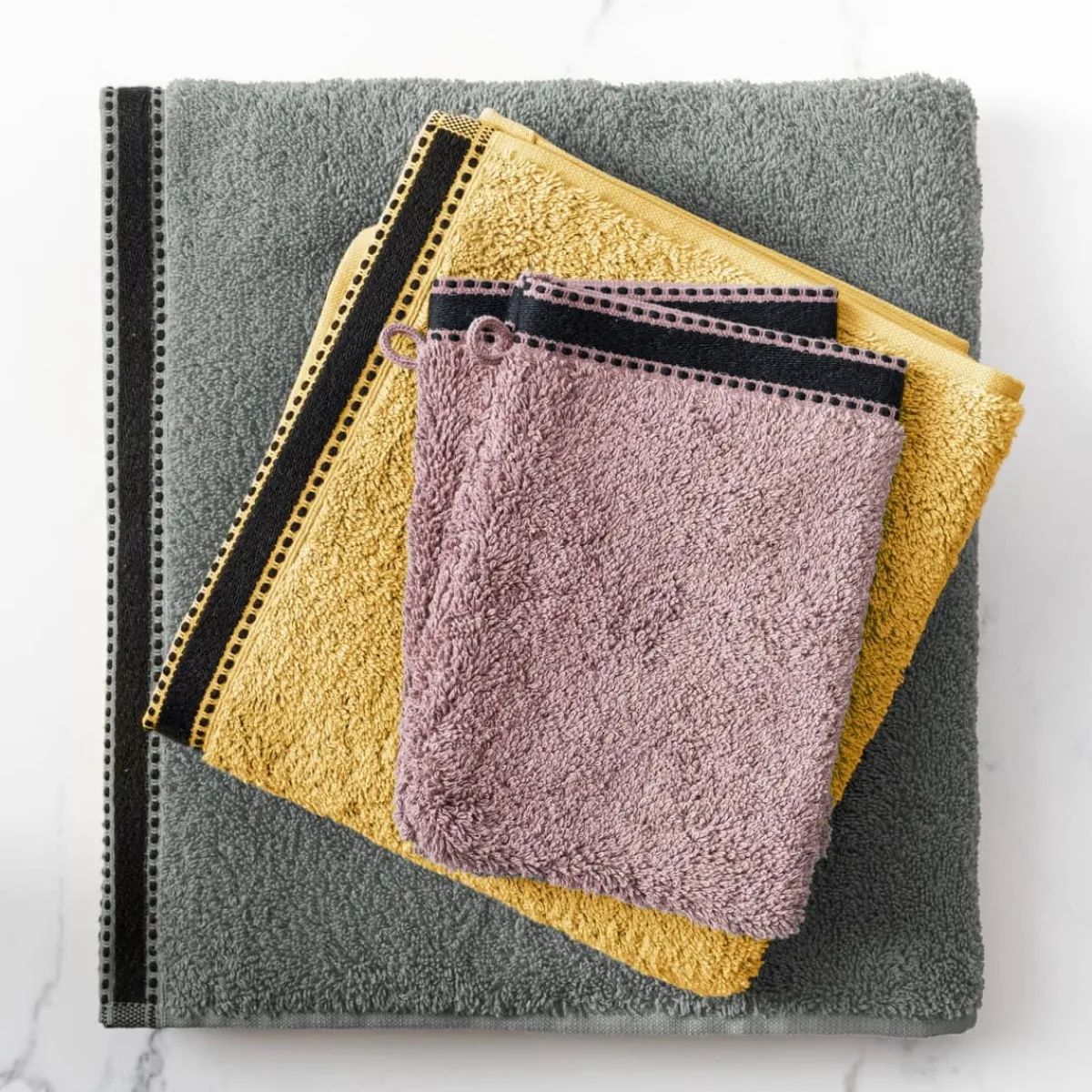 Atmosphera Serviettes De Toilette*Serviette de toilette "Joia" Jaune