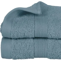Atmosphera Serviettes De Toilette*Serviette invité "Essentiel" Bleuturquoise