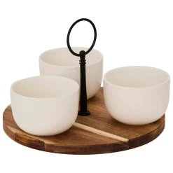 Atmosphera Set Apéritifs*Set à apéritif  "Elegance" Acacia