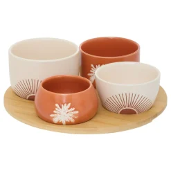 Atmosphera Set Apéritifs*Set à apéritif 5 pièces  "Sunshine" Beige